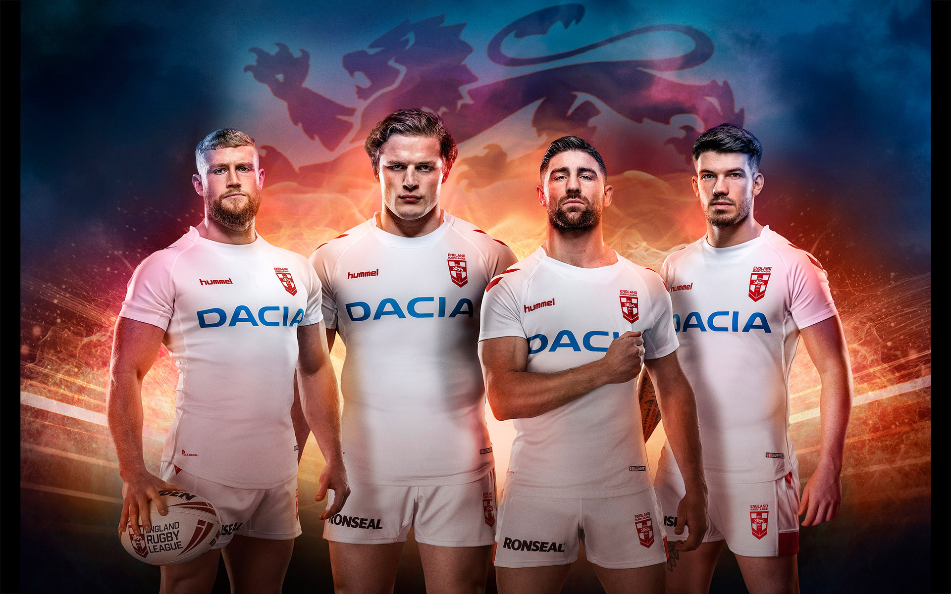 England Rugby League Kit Hummel ©P Cooper